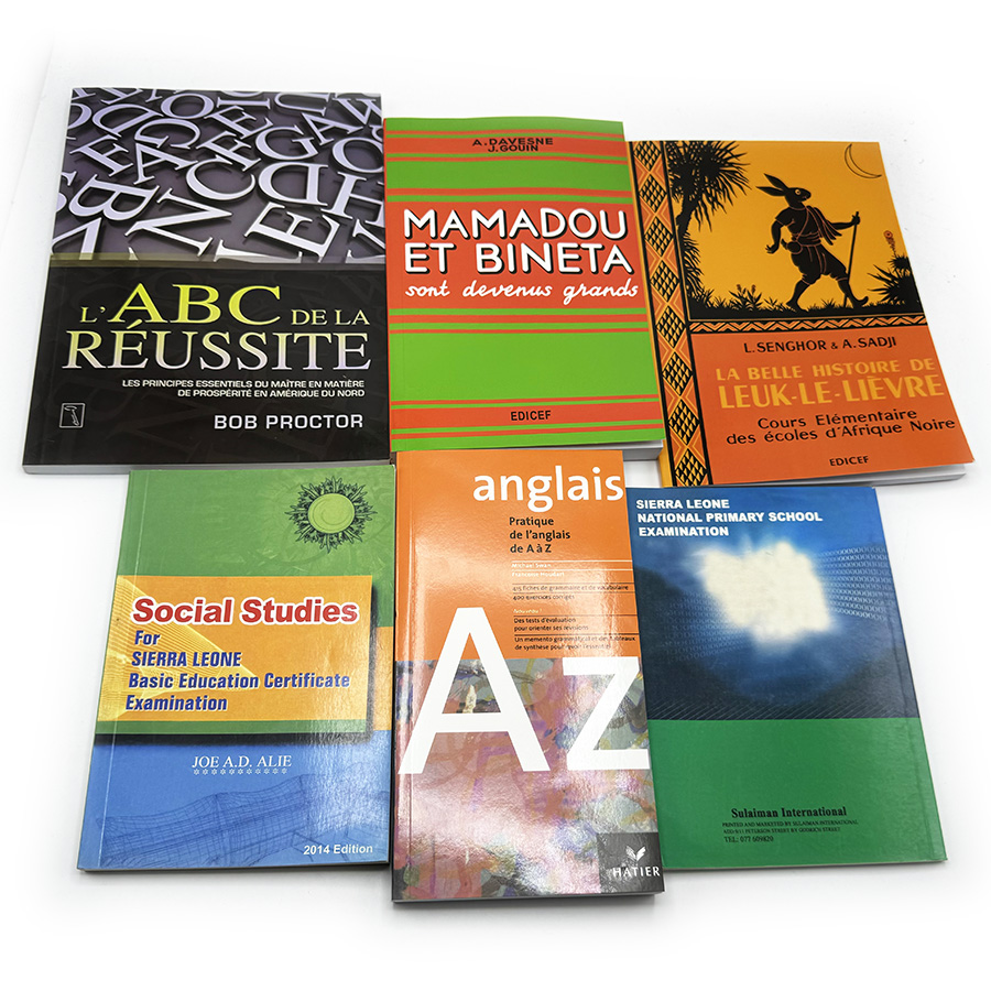 Softcover Book Printing French Novel Book
